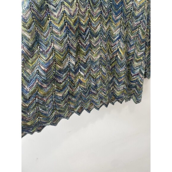 Nic And Zoe XL Multicolor Wool Blend 3/4 Sleeve Sweater Hippie Boho Festival - Picture 3 of 7